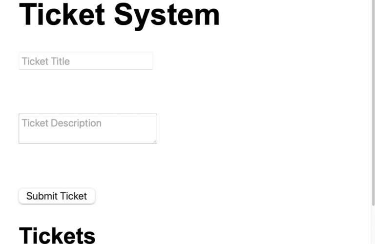 Ticket Automation